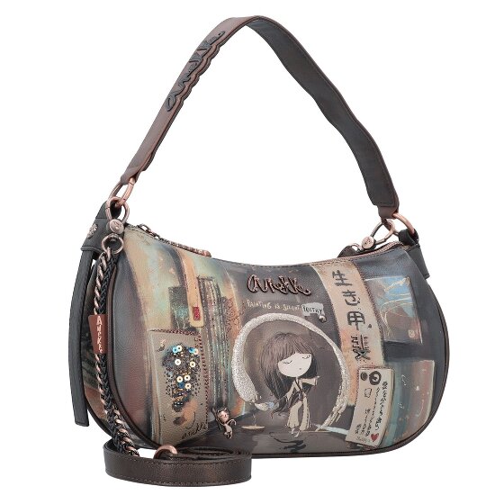 Anekke Shoen Brown Schoudertas 31 cm