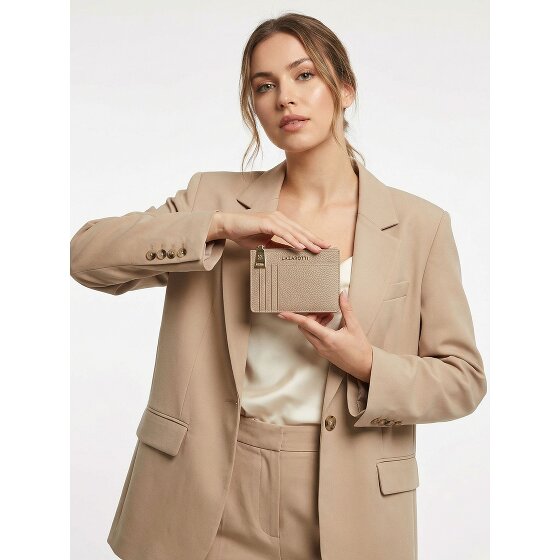 Lazarotti Bologna Leren sleutelhanger Kaarthouder leer 11,5 cm met air tag compartiment