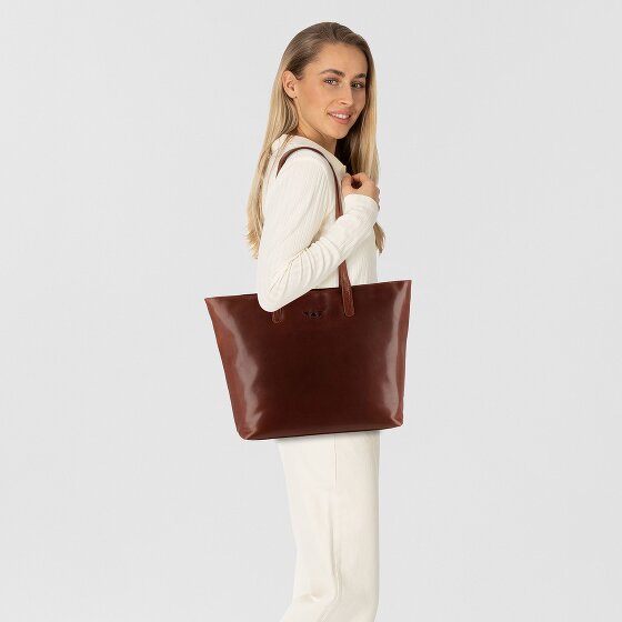 Greenburry Vintage Shopper Tas XXL Leer 47 cm Laptop compartiment