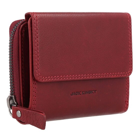 Jack Kinsky Portemonnee RFID-bescherming Leer 11 cm