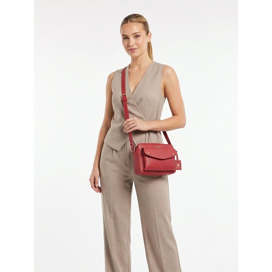 Lazarotti Bologna Leather Crossbody tas Leder 21 cm