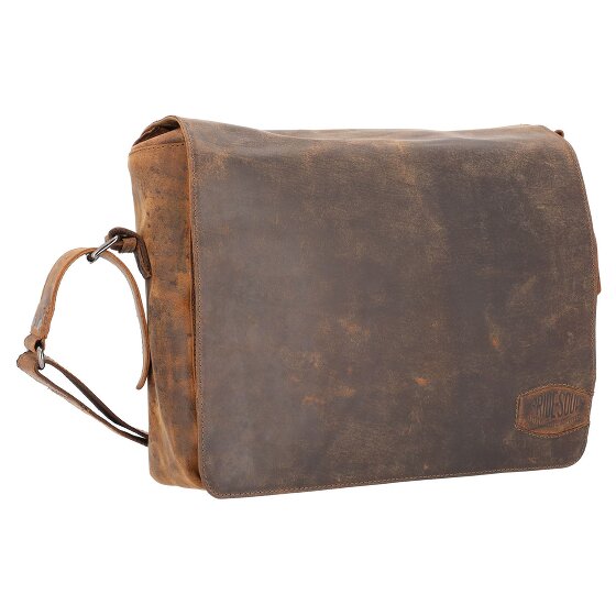 Pride and Soul Ben schoudertas leer 33 cm laptopvak