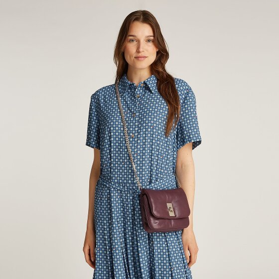 Tommy Hilfiger Soft Leather Mini tas Schoudertas Leer 18 cm