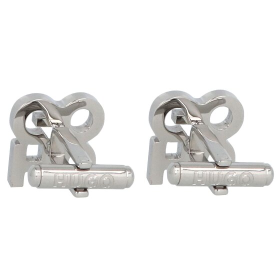 Hugo E-Stacked Manchetknopen Roestvrij Staal 1,5 cm