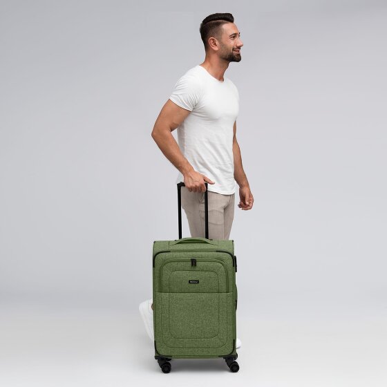 Redolz Essentials 12 MEDIUM 4-wiel trolley 67 cm met uitbreidingsplooi