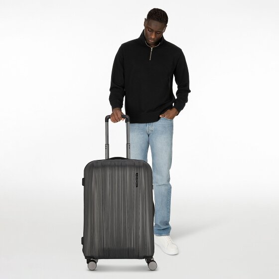 Polestream Moonrock 4 wielen Trolley M 69 cm met uitbreidingsplooi