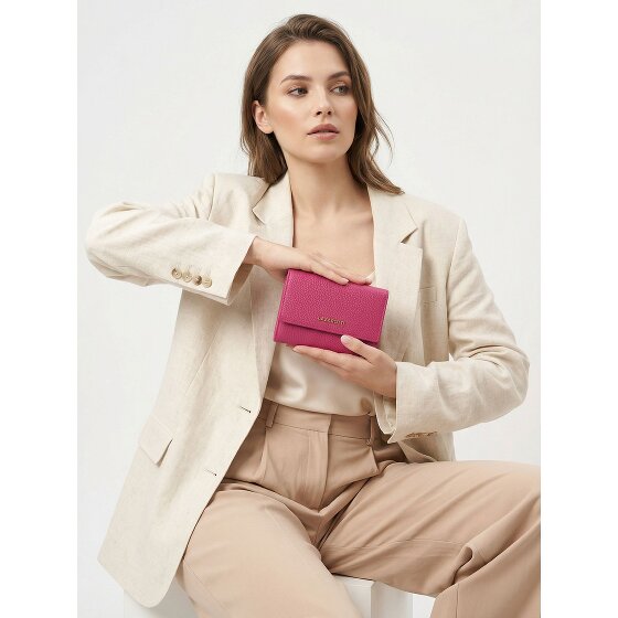 Lazarotti Bologna leer XL portemonnee met ritsvak leer 14 cm