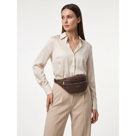 Lazarotti Bologna leer Fanny pack met dubbele rits, crossbody, leer, 25 cm