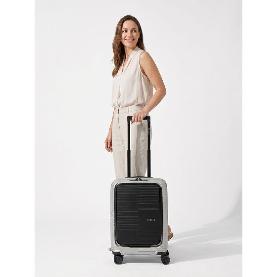 Redolz Essentials 17 2.0 4 wielen Cabinewagen 55 cm Laptopvak met uitbreidingsplooi