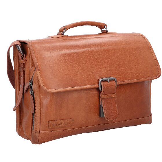 Plevier Quartz aktetas leer 41 cm laptopvak