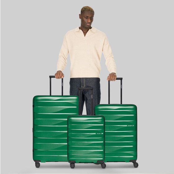Bergpfeil Travel 4-wiel kofferset, 3-delig, met rekbare vouw