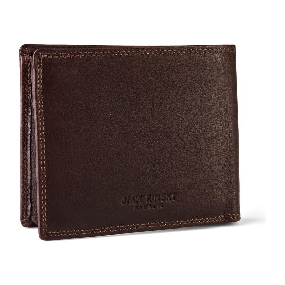 Jack Kinsky Porto 101 Portemonnee RFID-bescherming Leer 12.5 cm