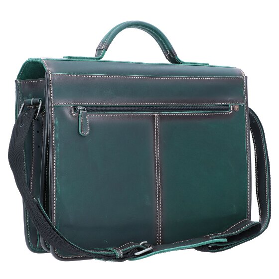 Greenburry Aktetas leer 39 cm