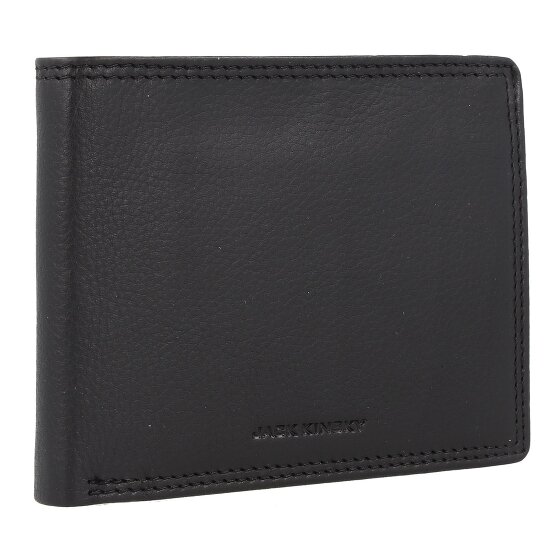 Jack Kinsky Portemonnee RFID-bescherming Leer 12 cm