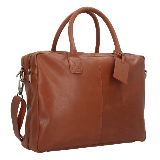 Burkely Vintage Taylor aktetas leer 40 cm laptopcompartiment