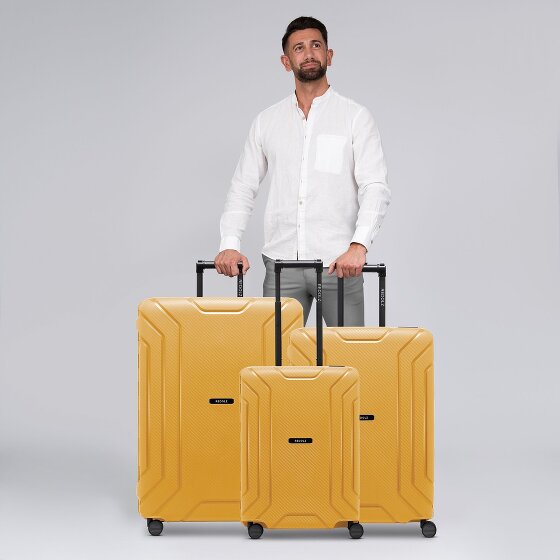 Redolz Essentials 15 4-wiel kofferset 3-delig met driepuntsluiting