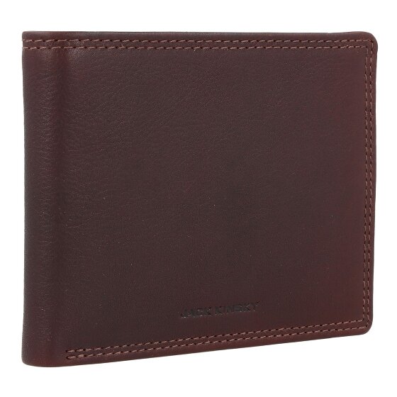 Jack Kinsky Portemonnee RFID-bescherming Leer 12 cm