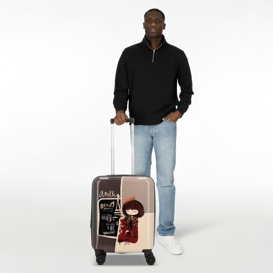 Anekke Viaje 4 wielen Cabinewagen 55 cm met uitbreidingsplooi