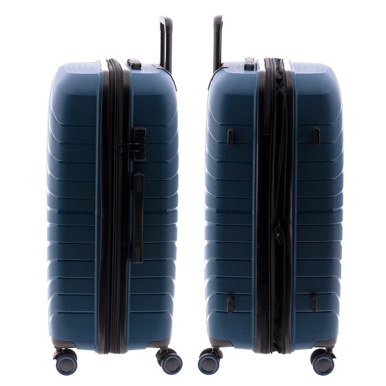 Gladiator 3400 4 wielen Trolley 76 cm met uitbreidingsplooi