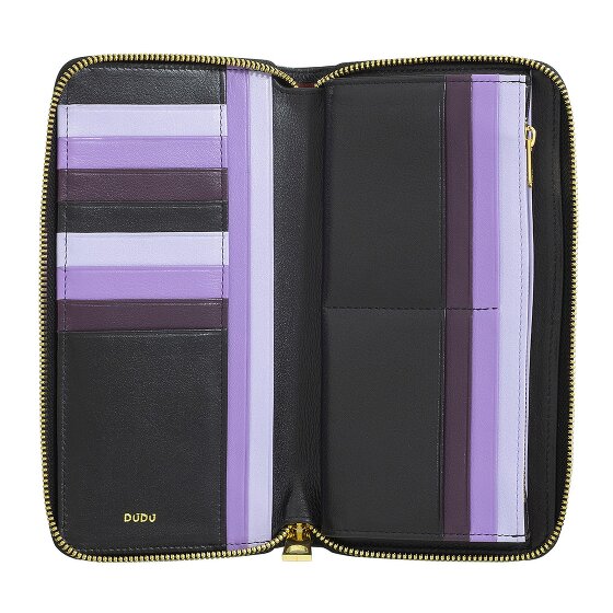 DuDu Ustica Portemonnee RFID-bescherming Leder 20 cm