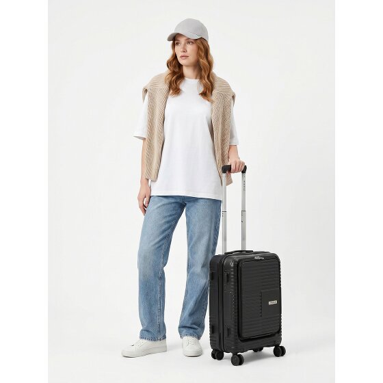 Redolz Essentials 17 2.0 4 wielen Cabinewagen 55 cm Laptopvak met uitbreidingsplooi