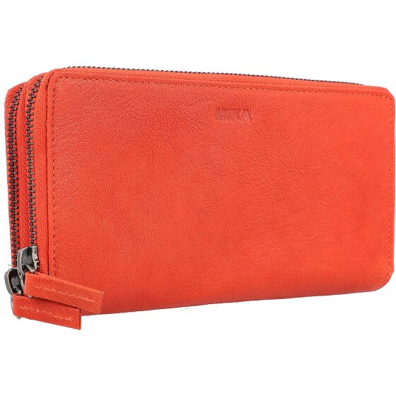 Mika Leren portemonnee 19,5 cm