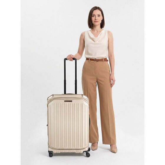 Piquadro PQ-Light 4 wielen Trolley 78 cm met uitbreidingsplooi