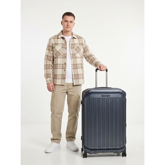 Piquadro PQ-Light 4 wielen Trolley 78 cm met uitbreidingsplooi