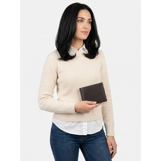 oxmox Leather Portemonnee RFID-bescherming Leder 10 cm