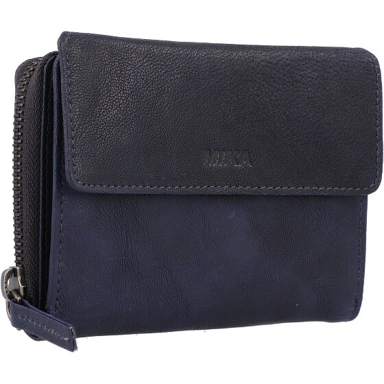 Mika Leren portemonnee 12,5 cm