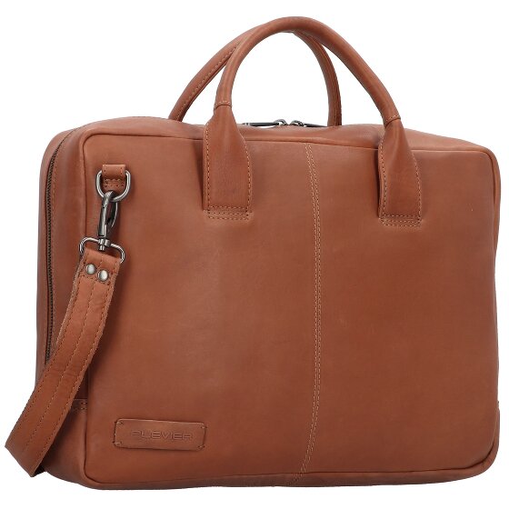 Plevier Gherkin Gherkin Koffer Leer 40 cm Laptop compartiment