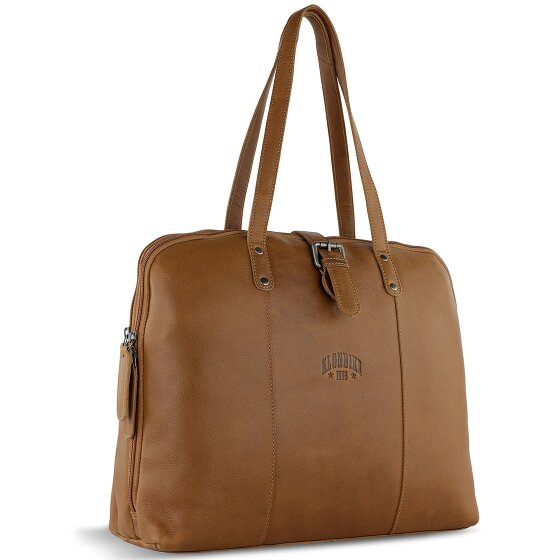 Klondike 1896 Gold Charles Koffer Leer 37 cm Laptop compartiment