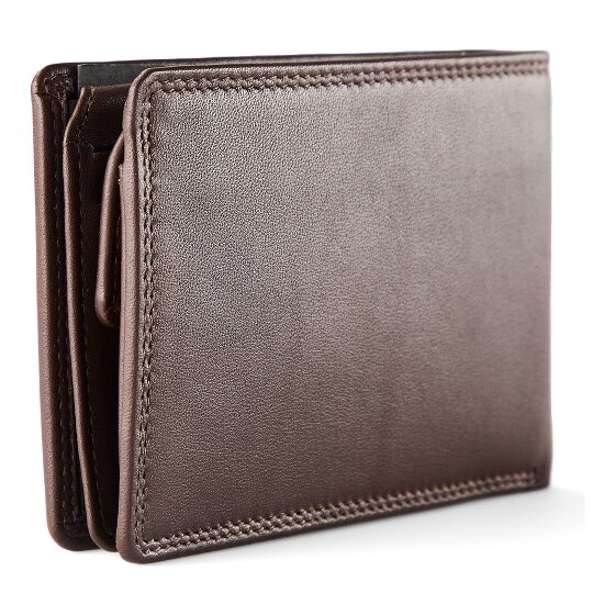 Braun Büffel Golf 3.0 Portemonnee RFID-bescherming Leer 10.5 cm