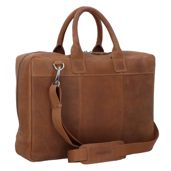 Plevier Urban Koffer Leer 39 cm Laptop compartiment