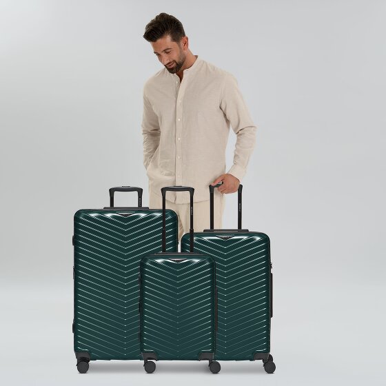 Redolz Essentials 18 4 wielen Kofferset 3-delig met uitbreidingsplooi