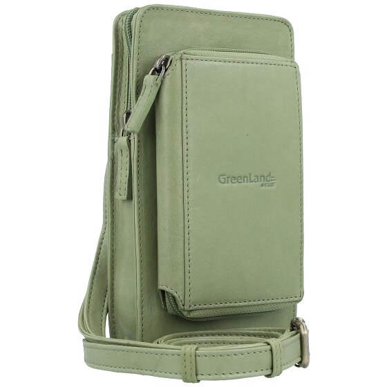 Greenland Nature Natuur Zacht Mobiel Tasje Portemonnee Leer 11 cm