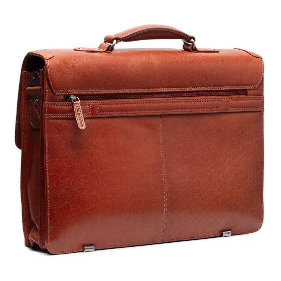 The Chesterfield Brand Salvatore Aktetas Messenger Leer 42 cm Laptop compartiment