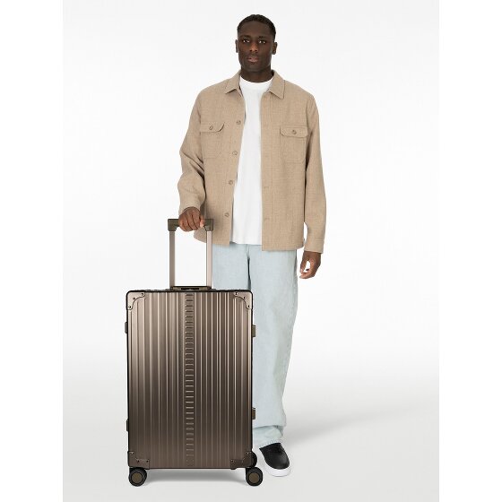 Aleon Traveler trolley met 4 wielen, Aluminium, 67 cm