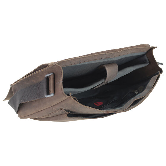 Strellson Richmond Messenger Leder 40 cm Laptopcompartiment