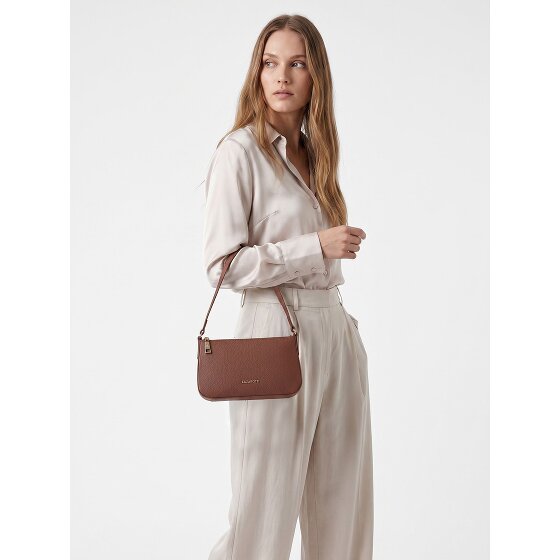 Lazarotti Bologna leeren pochette schoudertas 22 cm