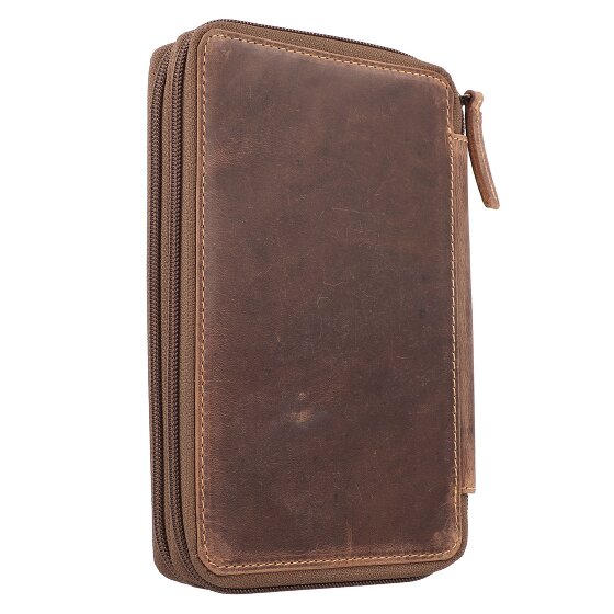 Greenburry Vintage Potloodetui Leer 13 cm