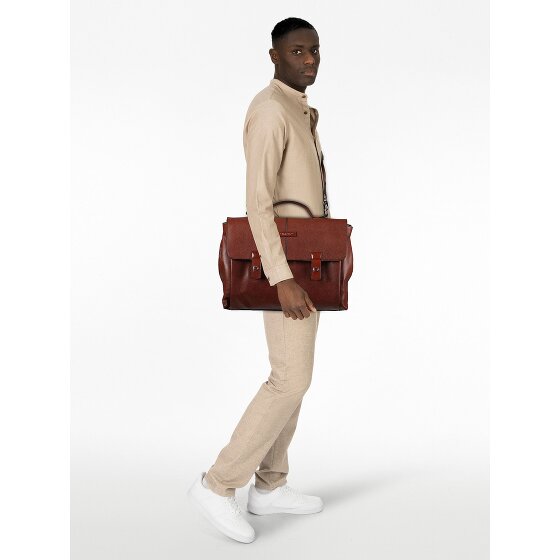 The Bridge Biagio Aktetas Messenger Leder 41 cm Laptopvak