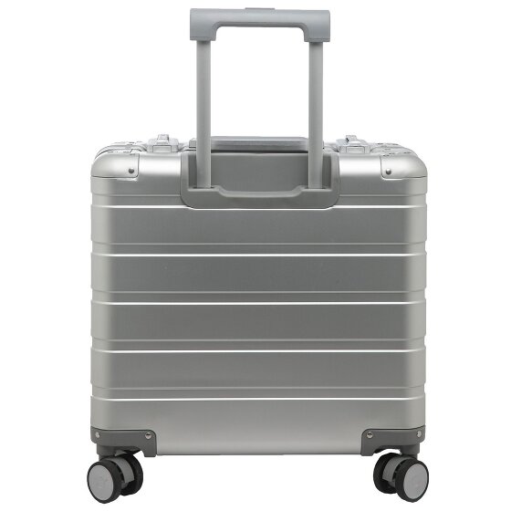 Alumaxx Gravity 4-wielige Pilotentrolley van Aluminium, 44 cm, met laptopvak