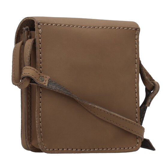 Mika kleine schoudertas leer 15 cm