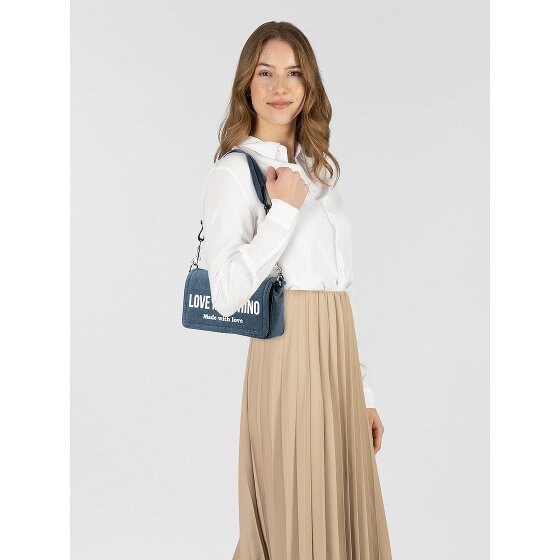 Love Moschino Denim Signature Love Schoudertas 24 cm