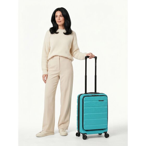 Franky Munich 4.0 4 wielen Cabinewagen 55 cm Laptopvak met uitbreidingsplooi