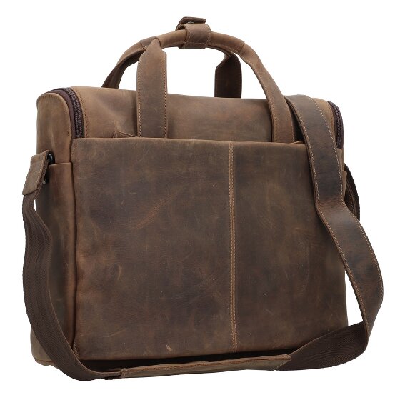 Harold's 2 in 1 Koffer Leer 36 cm Laptop compartiment