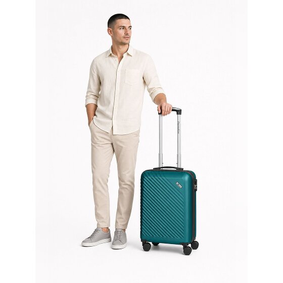 Check.In Paradise 2.0 4 wielen Cabinewagen S 55 cm met uitbreidingsplooi