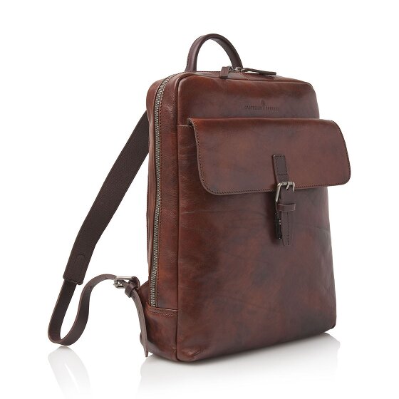 Castelijn & Beerens Rien Rugzak RFID Leer 40 cm Laptopcompartiment