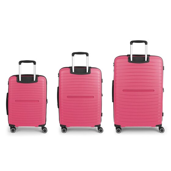 Gabol Shinyuu 4 wielen Kofferset 3-delig met uitbreidingsplooi